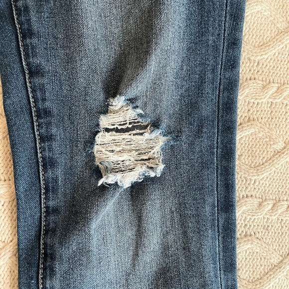 Leith Medium Wash Distressed Ankle Jeans Women’s Size 24 - Picture 15 of 15